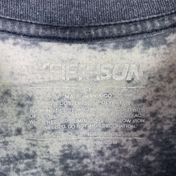 Women's Fifth Sun Grey Sheer NASA T-Shirt Size SMALL Short Sleeve Graphic Tee - Picture 3 of 5